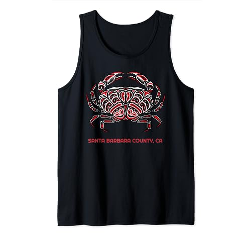 Santa Barbara County CA Dungeness Crab Native American Tank Top