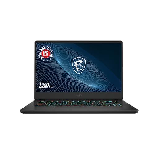 MSI Vector GP66 Gaming Laptop: Intel Core i9-12900H GeForce RTX 3070 Ti, 15.6' FHD, 360Hz, Close to, 32GB DDR4, 1TB NVMe SSD, Type-C w/DP, Cooler Boost 5, Win 11 Home: Core Black 12UGS-267