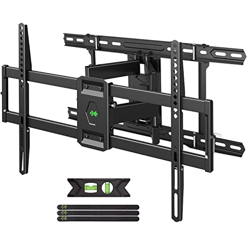 USX Mount UL Listed TV Wall Mount for 42'-85' TVS, Fits 16' 18' or 24' Studs, Full Motion Bracket Tilt Swivel Extension with Dual Articulating Arms, Max VESA 600x400mm, Load 110lbs