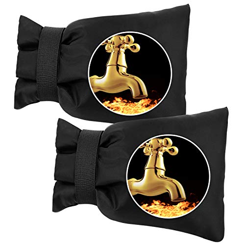 Outdoor Faucet Covers for Winter,9'x 7',Outside Garden Faucet Socks for Freeze Protection,Reusable Thickened Faucet Covers,2 Pack