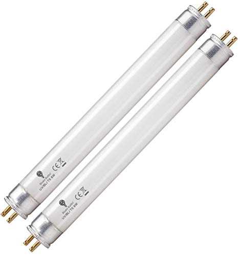 2 Pack 6 Watt Replacement Bulbs F6T5/BL Fluorescent Tube G5 Base 9 inch Full Length Replacement for DT2000XL and DT2000XLP and DT3012