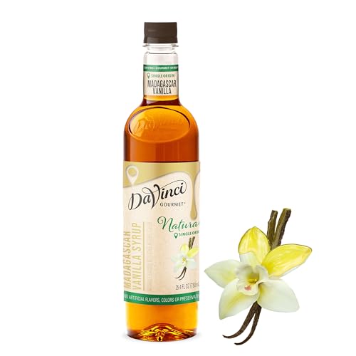 DaVinci Gourmet Naturals Madagascar Vanilla Syrup, 25.4 Fl Oz