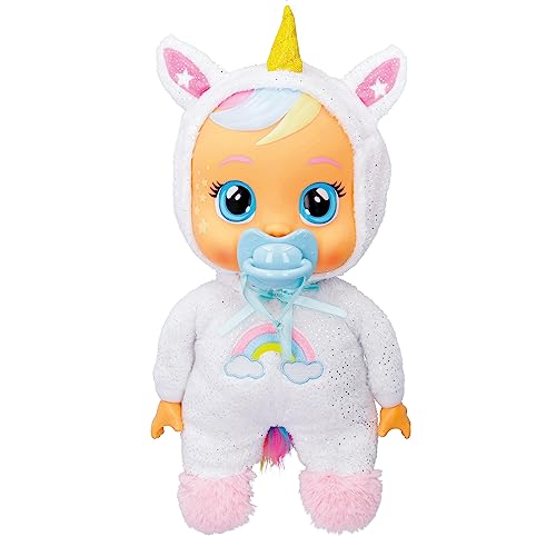 Cry Babies Goodnight Dreamy - Sleepy Time Baby Doll with LED Lights, for Girls and Boys Ages 18M and Up, Multicolor