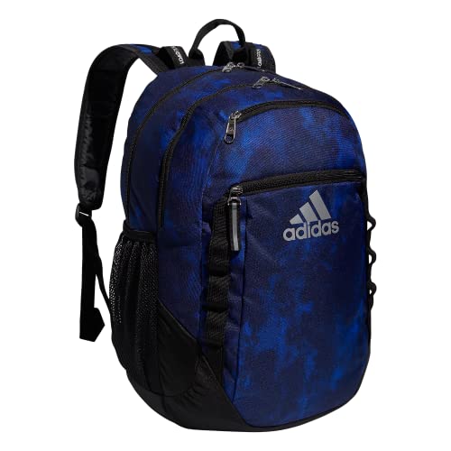 adidas Excel 6 Backpack, Stone Wash Team Royal Blue/Black, One Size