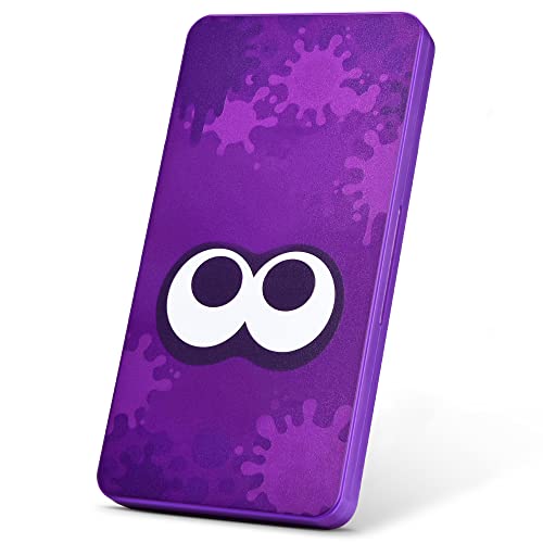 Switch Game Case Compatible with Nintendo Switch Splatoon Games & Micro SD Cards, FUNLAB Switch Game Holder Cartridge Case with 24 Game Card Storage - Purple