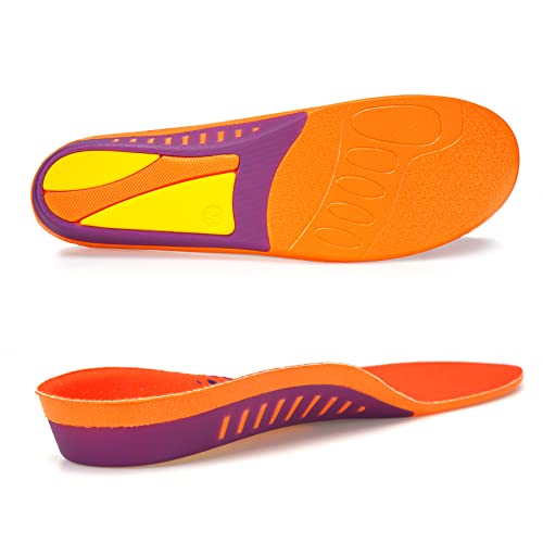 Sports Walking Running Mat Training Jogging Walking Cushioned Elastic Comfortable Sports Insoles for Men and Women