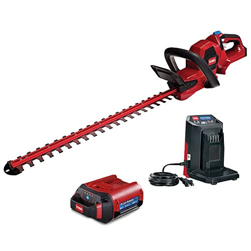 Toro Flex Force 60V Max 24' Cordless Hedge Trimmer w/2.5Ah Battery and Charger
