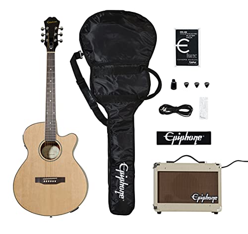 Epiphone PR-4E Acoustic/Electric Guitar Player Package