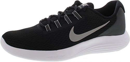 NIKE Men's LunarConverge Running Shoe, Black/Matte Silver/Anthracite/White, 10.5 D(M) US