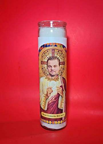 Saint Leonardo DiCaprio Prayer Candle - Leonardo DiCaprio Gift
