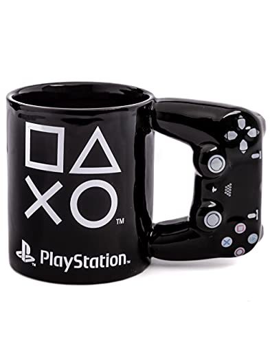PlayStation Mug Gaming Remote Controller Handle 16oz Cup Game Gift