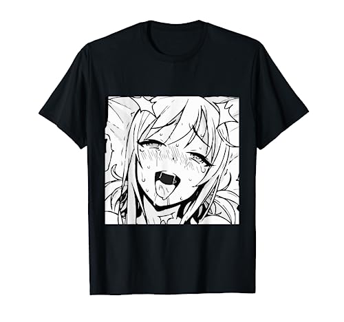 Ecchi Otaku Hentai Waifu Ahegao Girl Manga Anime T-Shirt