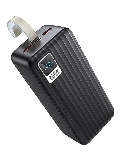 PDBEST Portable Charger Power Bank 50000mah - PD 22.5W USB C Charger, QC 4.0 Fast Charging Battery Pack with LED Display 3 Outputs for iPhone, Samsung, iPad etc.