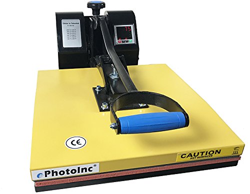 ePhotoInc New 15' X 15' Clamshell Heat Press T-Shirt Digital Transfer Sublimation Machine EPH15Y