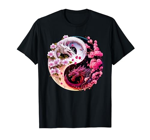 Dragon Yin Yang Chinese New Year 2024 Year Of The Dragon T-Shirt