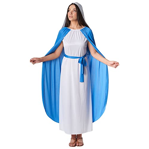 Morph Costumes Virgin Mary Costume For Women Blue Biblical Costume For Women Christmas Costumes For Adults Nativity S