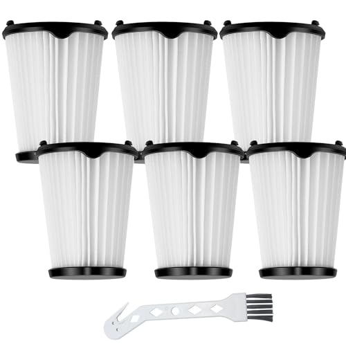 6 Pack Replacement VAF-1 Vacuum Filters Compatible With Electrolux Ergorapido Stick Vacuum Cleaner EHVS2510AW VS3510AR（Standard＆Pet Version) Part# EL65522 (6pack)