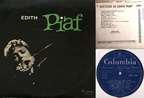 I Successi Di Edith Piaf [1961 Italy pressing LP]