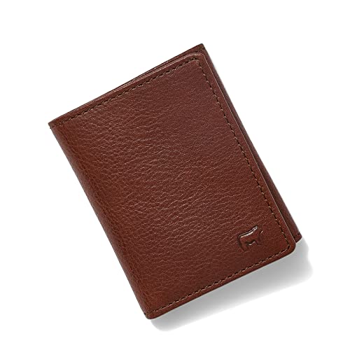 Will Leather Goods Classic Trifold Leather Wallet Cognac