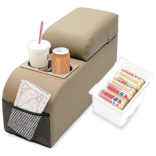 RAMPAGE PRODUCTS Vinyl Padded Floor Mounted Console | Black Denim | 32001 | Fits 1976 - 1983 Jeep CJ & Wrangler YJ