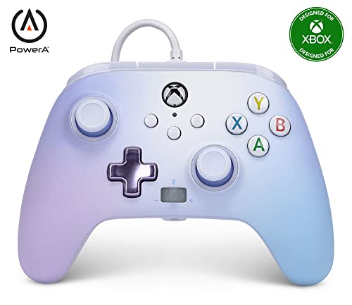 PowerA Enhanced Wired Controller for Xbox Series X|S - Pastel Dream, gamepad,video game controller, gaming controller.