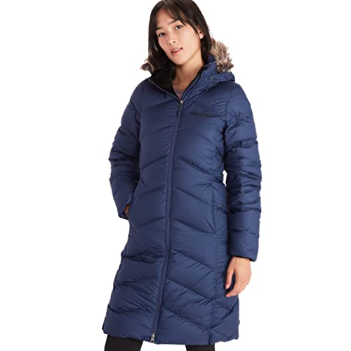 MARMOT Women’s Montreaux Full-Length Parka | Down-Insulated, Water-Resistant, Arctic Navy, Small