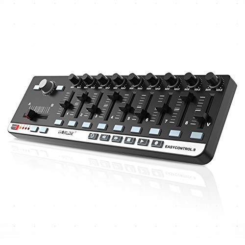 Btuty Portable Mini USB 9 Slim-Line Control MIDI Controller Keyboard Controller