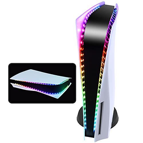 FYOUNG LED Light for PS5, RGB Light Strip DIY Decoration for PS5 Console with 5050 LED Lights Flexible Lights Strips for PS5 Console