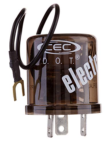 CEC Industries EF33RL 12V Heavy Duty 3-Pin Electronic Flasher Relay for LED and Incandescent Bulbs (1-Pack)