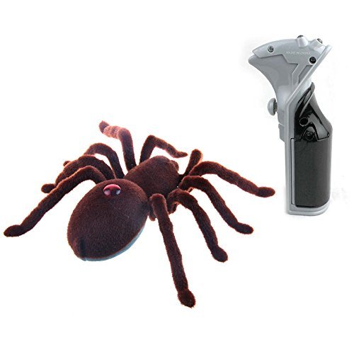 Gift for Family Cats Dogs Remote Control Spider for Prank Or Trick Gags & Practical Surprise Joke Toys Halloween April Fools' Day