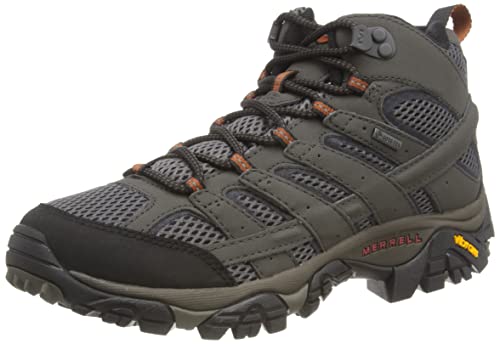 Merrell Men's Moab 2 Mid Waterproof Hiking Boot, Beluga, 12 M US