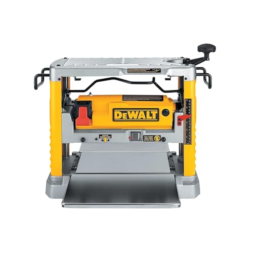 DEWALT Benchtop Planer, 15-Amp, 12-1/2-Inch, 3-Knife Cutter, 20,000 RPM, Corded (DW734)