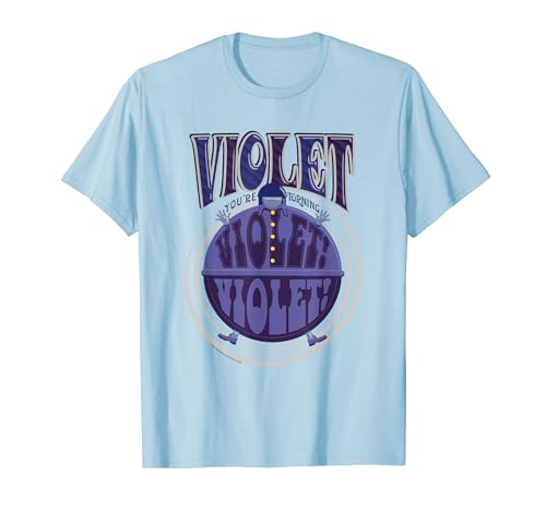 Willy Wonka and the Chocolate Factory Violet Logo T-Shirt