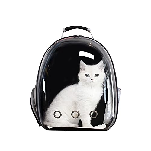 SIUSEE Backpacks for pets,Cat Backpack Carrier Bubble Bag, Space Capsule Pet Carrier for Small Dogs and Large Cats, Clear Bubble Backpack.