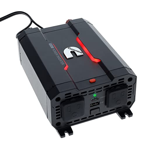 Cummins CMN400 400 Watt Car Power Inverter DC 12 Volts to 110 Volts AC Converter (Full Kit Included) 2 AC Ports Plus 2.4A USB & Fast-Charge 3.0A USB-C