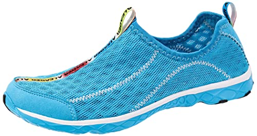 ALEADER Men's Mesh Slip On Water Shoes Blue 11 D(M) US