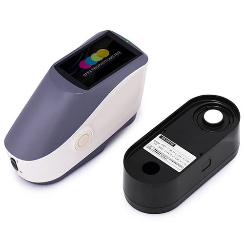 YFYIQI Spectrophotometer Grating Spectrophotometer Color Spectrophotometer Handheld Spectrophotometer with USB Bluetooth 4.0 Capacitive Touch Screen Customized Aperture Reflectance Range 0 to 200%