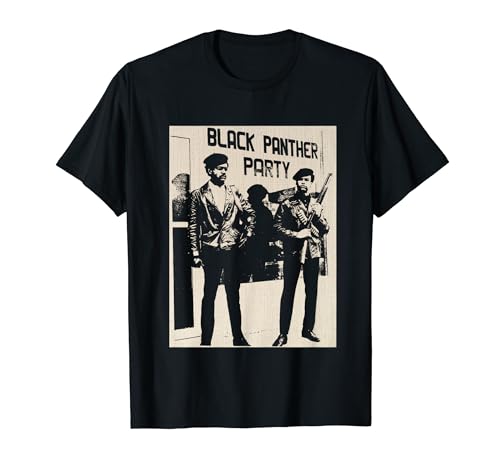 BPP Vintage Black History Self Defense Black Panthers Party T-Shirt
