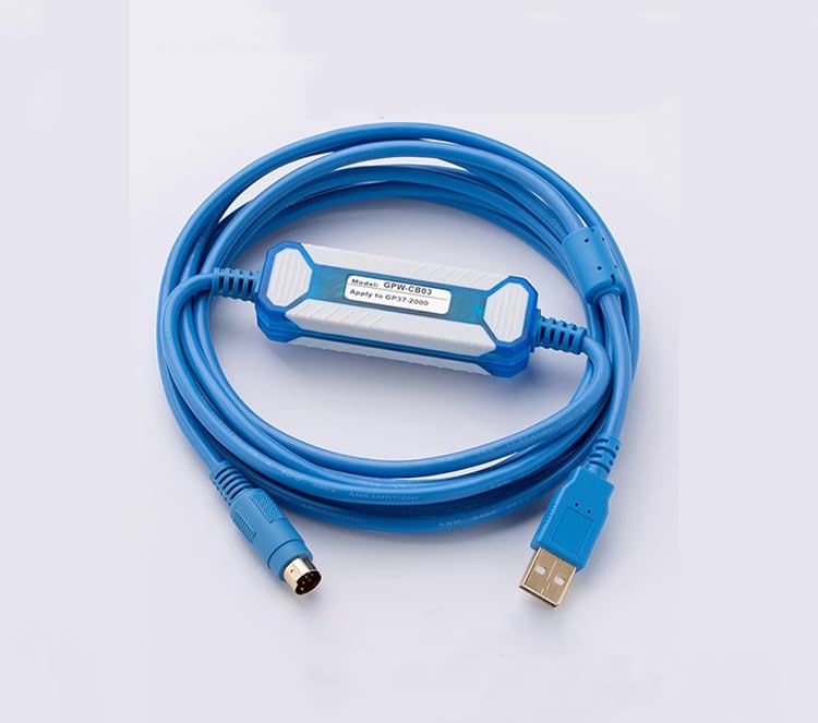 HONGKEYUAN for GPW-CB03 Touch Screen Programming Cable GP3000 GP37W2 Download Cable Gold Plated Blue Cables