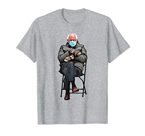 Bernie Sanders Mittens and Mask T-Shirt
