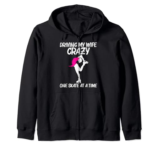 Cool Figure Skating For Figure Ice Skaters Men Dad Zip Hoodie