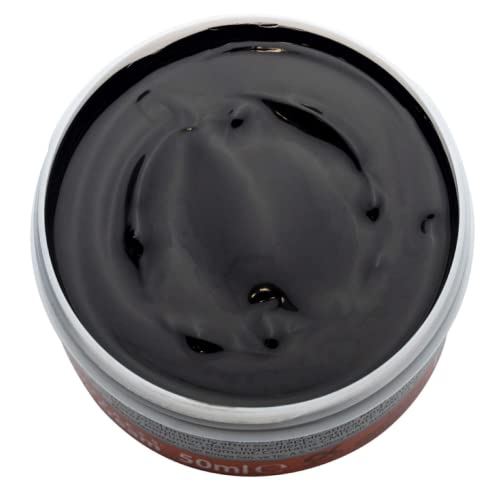 Silver Shoe Cream with Applicator - Instant Shine Shoe Polish Cream Cleans, Shines & Protects with Applicator - No Buffing - 50ml (Black)