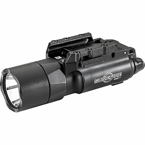 SureFire X300T-A Turbo Handgun Weaponlight, High Candela LED 650 Lumens, Black, Fits Picatinny Rail