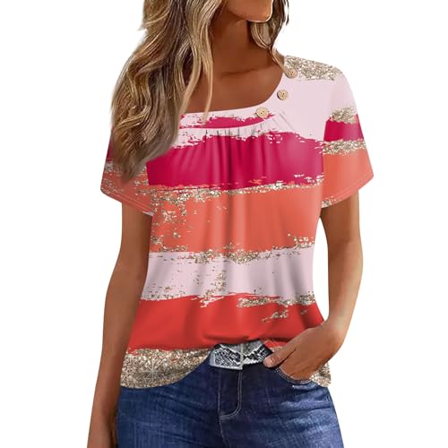 Generic Womens Button Down Shirt Blouses for Women Dressy Casual Ladies Tops and Blouses Button Up Shirt Women Work Blouses for Women Womens Business Professional Outfits Blusa for Women Casual Verano