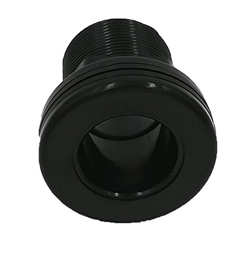 1' Bulkhead Slip x Slip NPT Standard 2-Pair (4-Pack) NBR Rubber Gasket by B Bubblefin