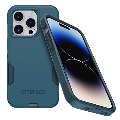 OtterBox IPhone 14 Pro (ONLY) Commuter Series Case - DONT BE BLUE (Blue), Slim & Tough, Pocket-Friendly, With Port Protection