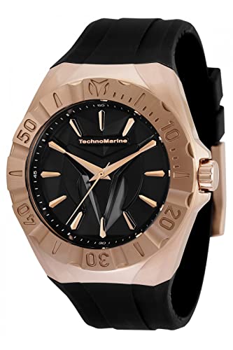 Technomarine Men's Cruise Monogram TM120009 Quartz Watch (Black)
