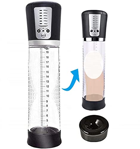 Set Vacuum Device Pump Home Cup Tool ~ Male Enhancement Growth Pump Pump Men 8 Inch Automatic Men's Vacuum Pump Enlargement Pen ~ Men's Underwear Masturbation Amplifier D54H5