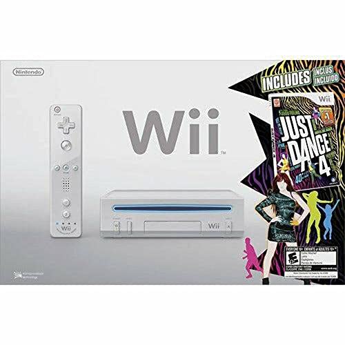 Nintendo Wii Just Dance 4 Bundle - White