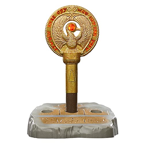 Indiana Jones and The Raiders of The Lost Ark Adventure Series Staff of Ra Headpiece Electronic Roleplay Talisman Costume Cosplay